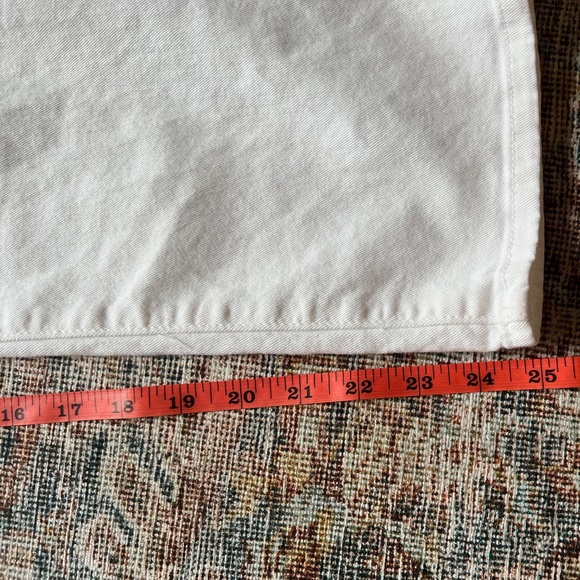 Hudson Cropped White Jeans Size 29 - Picture 6 of 10